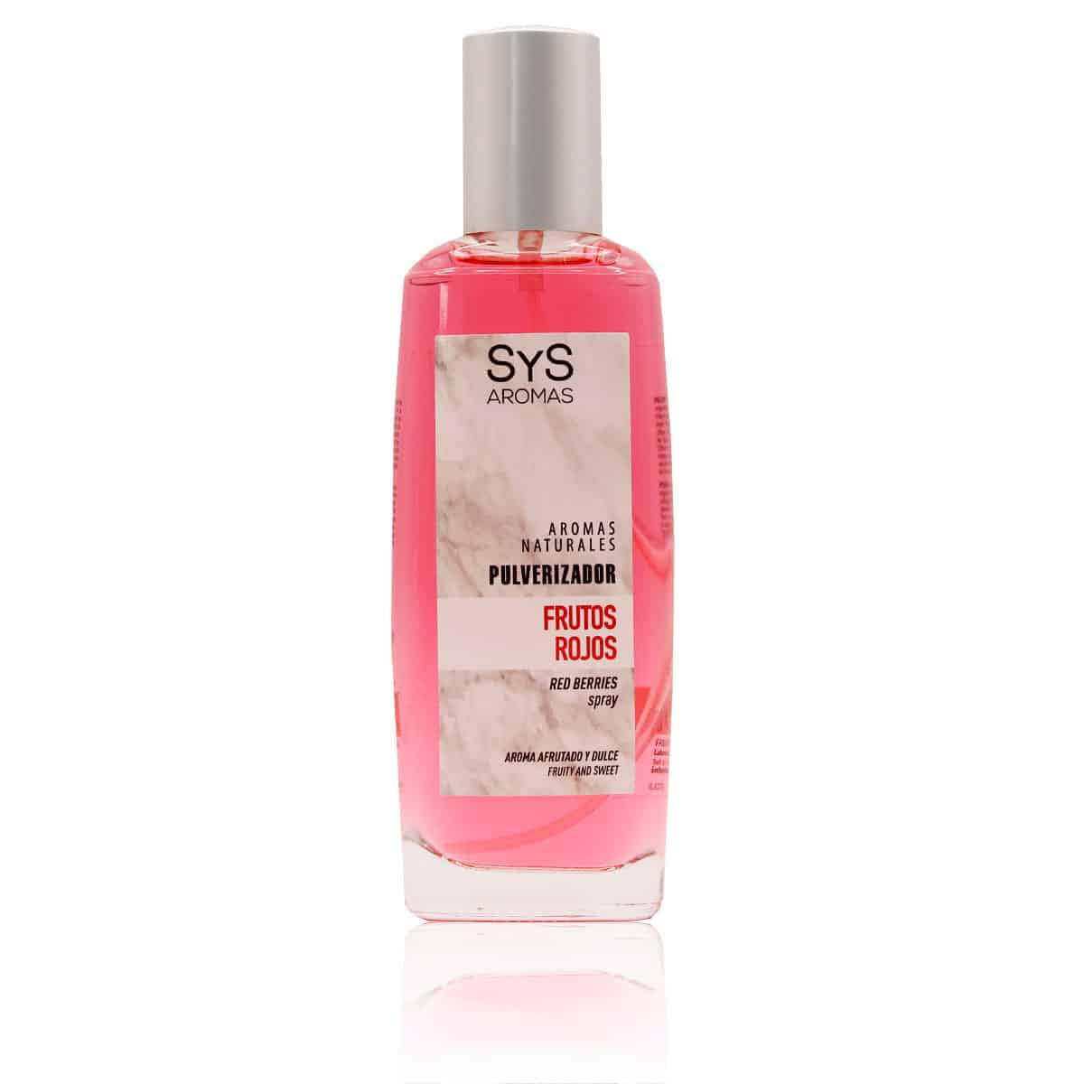 Ambientador Pulverizador Frutos Rojos Mármol SYS Aromas 100 ml | Aroma Dulce y Afrutado | Energizante_0