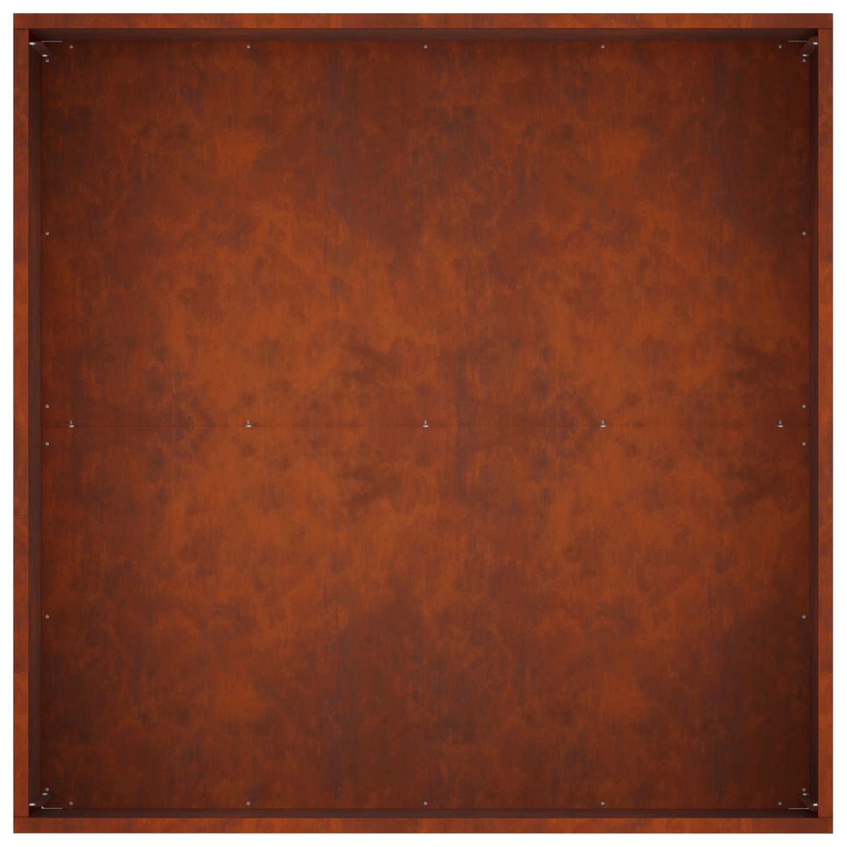 Macetero De Jardín 2 Uds. Oxidado 80 X 80 X 40 Cm Acero Oxidado_5