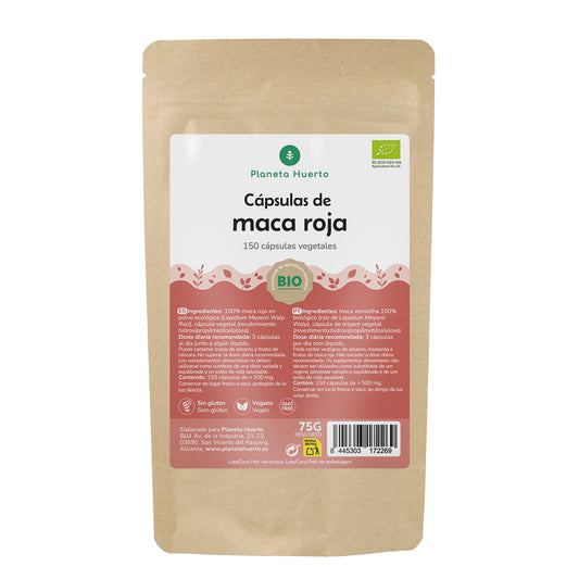 BIO Red Maca Planeta Huerto 150 cápsulas