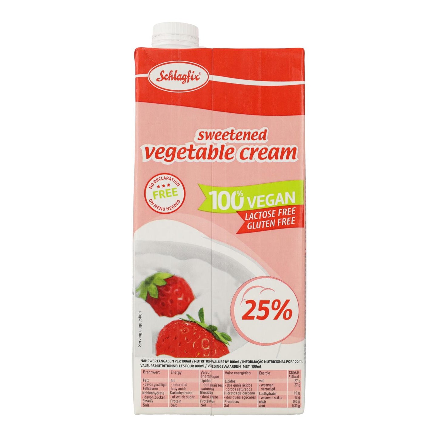 Creme de Legumes Doce para bater e cozinhar Schlagfix 1 L