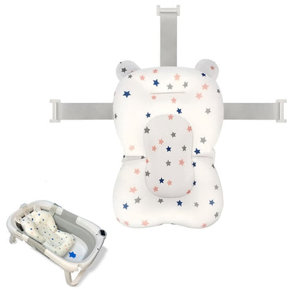 Bathby Cojín De Baño Antideslizante Con Estampado De Estrellas Para Bebés, Cómodo Y Seguro