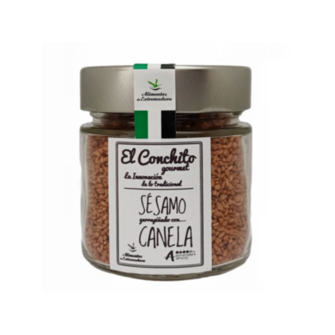 Sésamo Garrapiñado Con Canela Tarro De Cristal 110 G_0