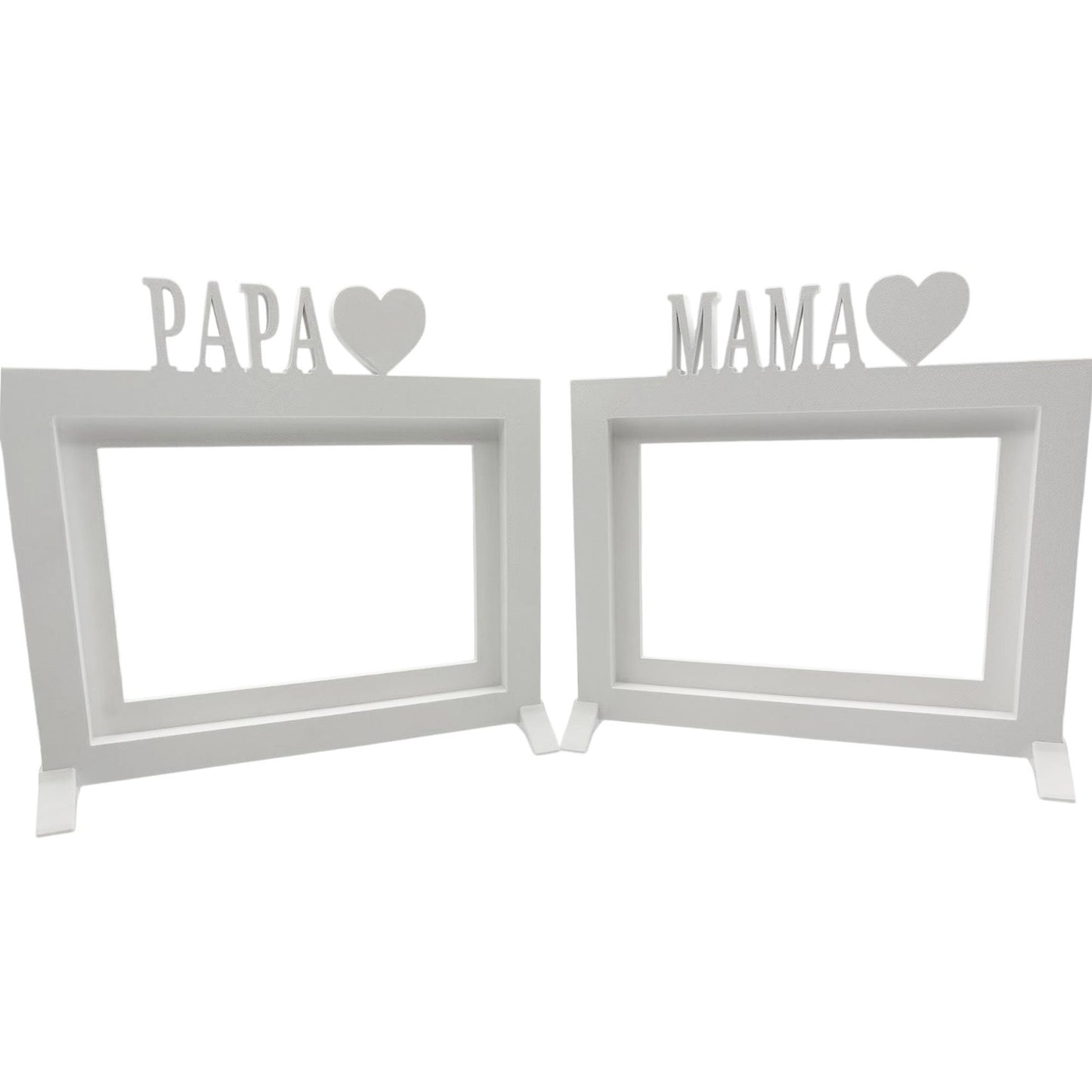 Marco De Fotos Mesa O Pared Modelo Mama 24x22.5cm Para Fotos 15x20cm Blanco_2