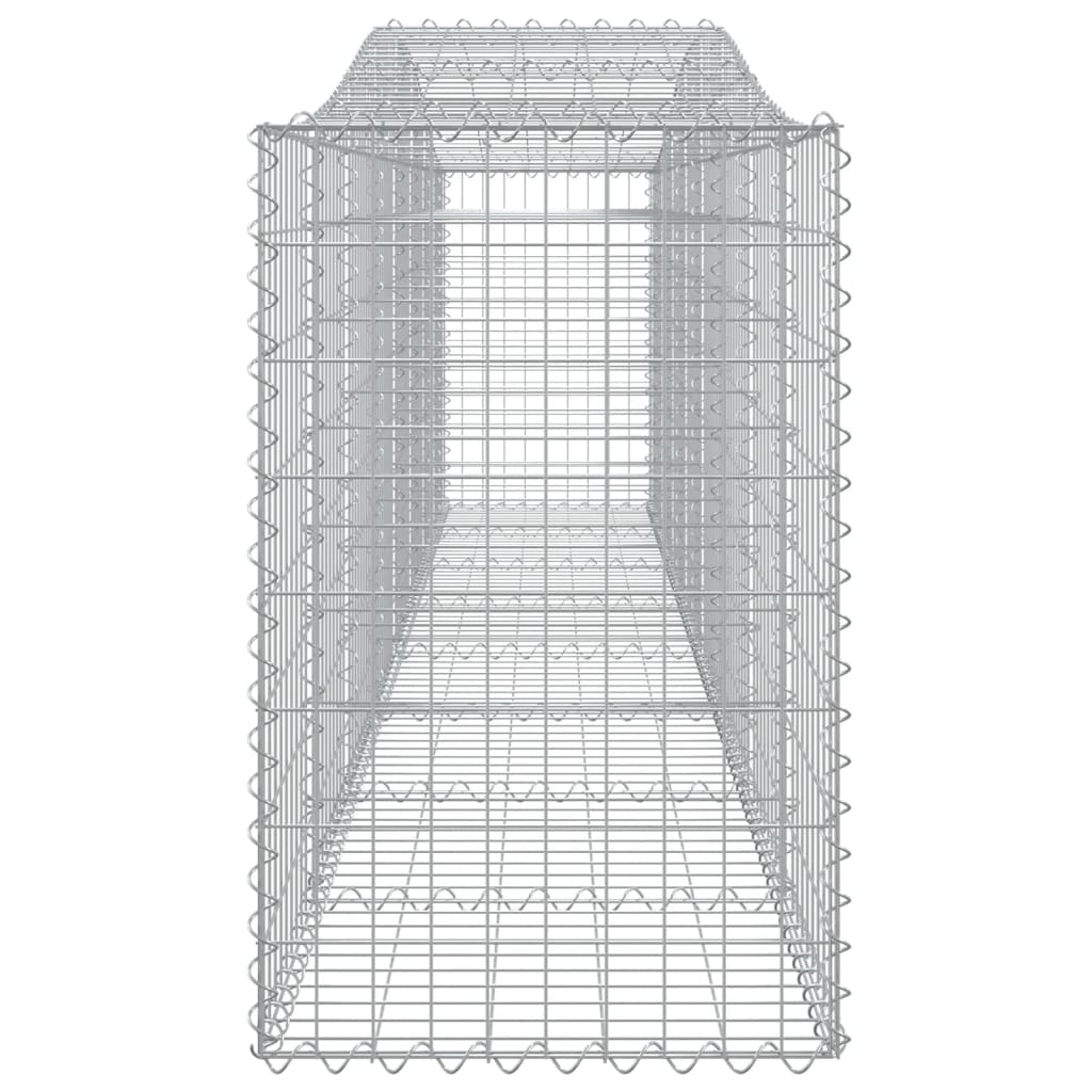 Cestas De Gaviones 20 Uds Forma De Arco Hierro 400x50x80/100 Cm_4