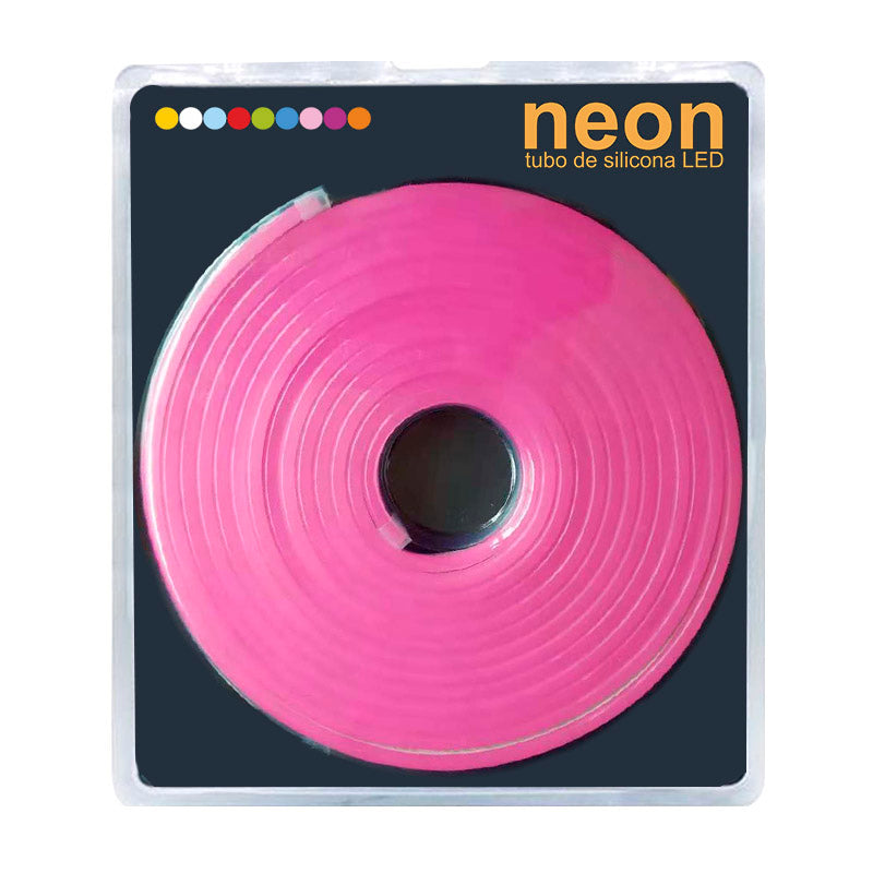 Led Neon Silicona Monocolor, Dc24v, 120led/m, 6x12mm, 5 Metros, 60w, Corte 1cm, Blanco Frío_2