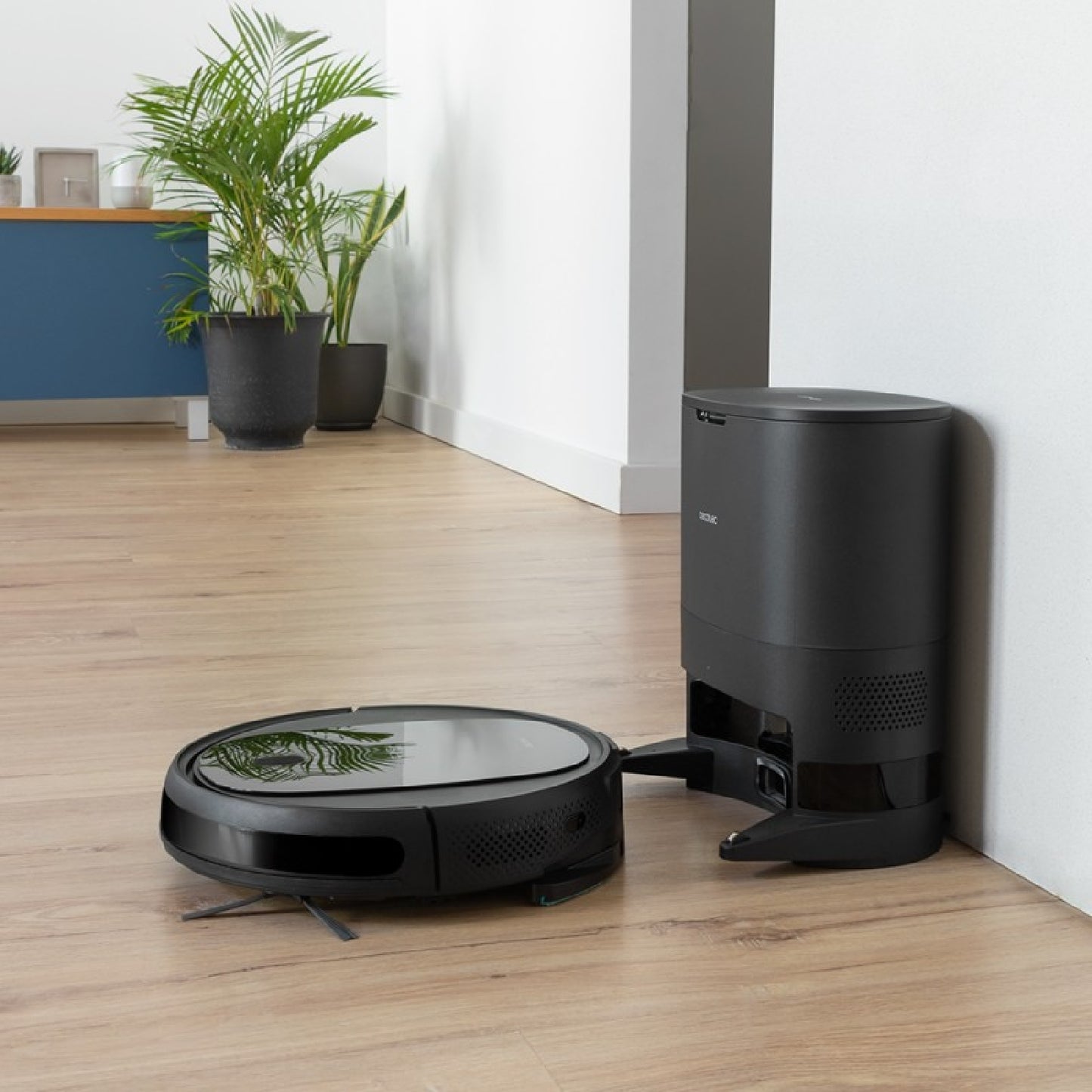 Cecotec Robot Aspirador Y Fregasuelos Con Base De Autovaciado Conga 2290 Ultra Home. 4 En 1 2100 Pa App Con Mapa Limpiez_4