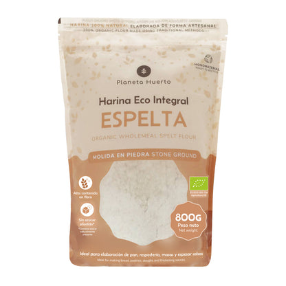 Harina Integral de Espelta Eco Planeta Huerto 800 g