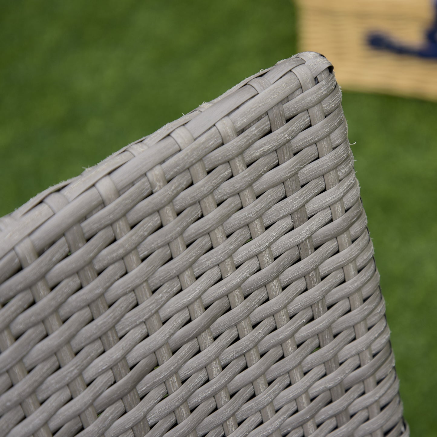 Outsunny Conjunto Muebles Para Exterior Con 1 Mesa 2 Sillas Con Cojines Gris_3