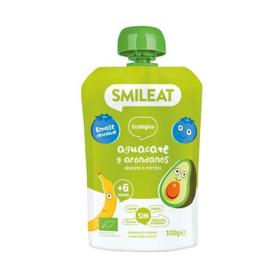Pack de 2 saquetas Smileat ECO de abacate e mirtilo, 100g