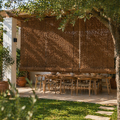 Persiana Coco Natural 1,40/1,5x2,40 M 100% Ocultación Exterior Terraza Jardín_2