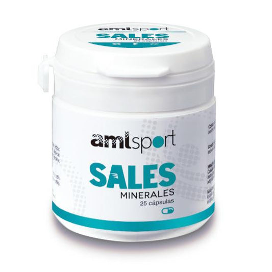 Sais minerais Amlsport, 25 cápsulas