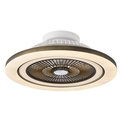 Ventilador 72w Dc Mato Cuero 5 Aspas Transp. 22x58x58cm 6vel. 3 Colores C/remoto, Mem., Timer, Reg. Intensidad 6120lm_1
