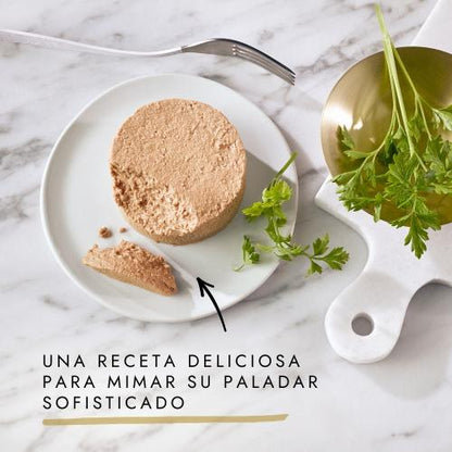 Embalagem de 24 x GOURMET GOLD Mousse Comida Húmida para Peixes do Oceano 85 g