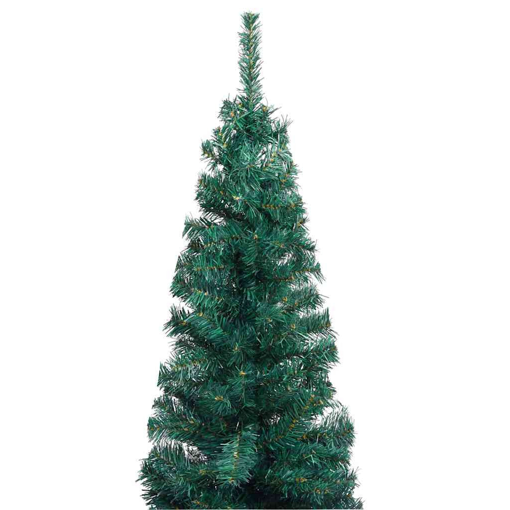 Vidaxl Árbol De Navidad Preiluminado Con Luces Y Bolas Verde 180 Cm_3