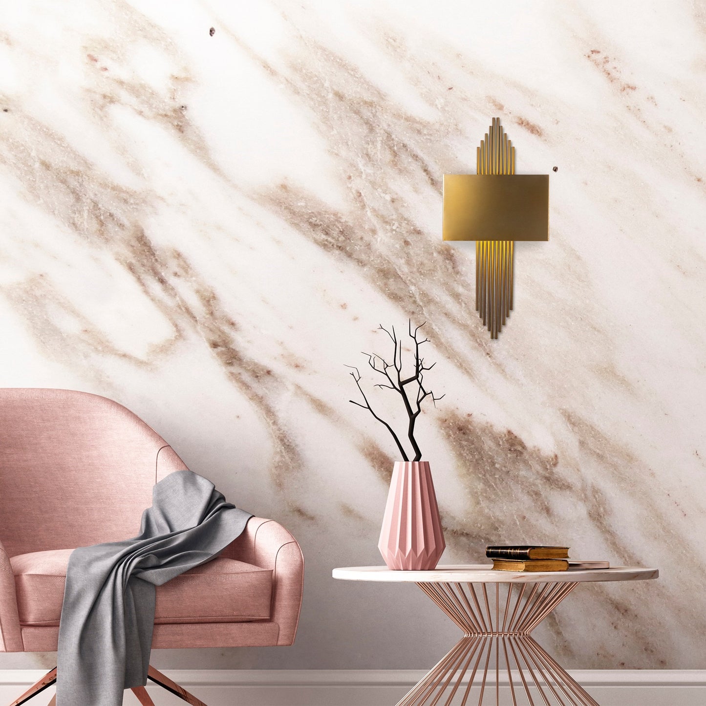 Aplique De Pared, Metal , Vintage, 75x10x22, Casquillo E 27 Max 40 W