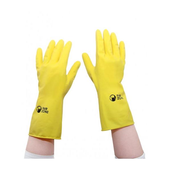 Par de guantes de hogar talla S Látex 100% Natural FSC Fair Squared