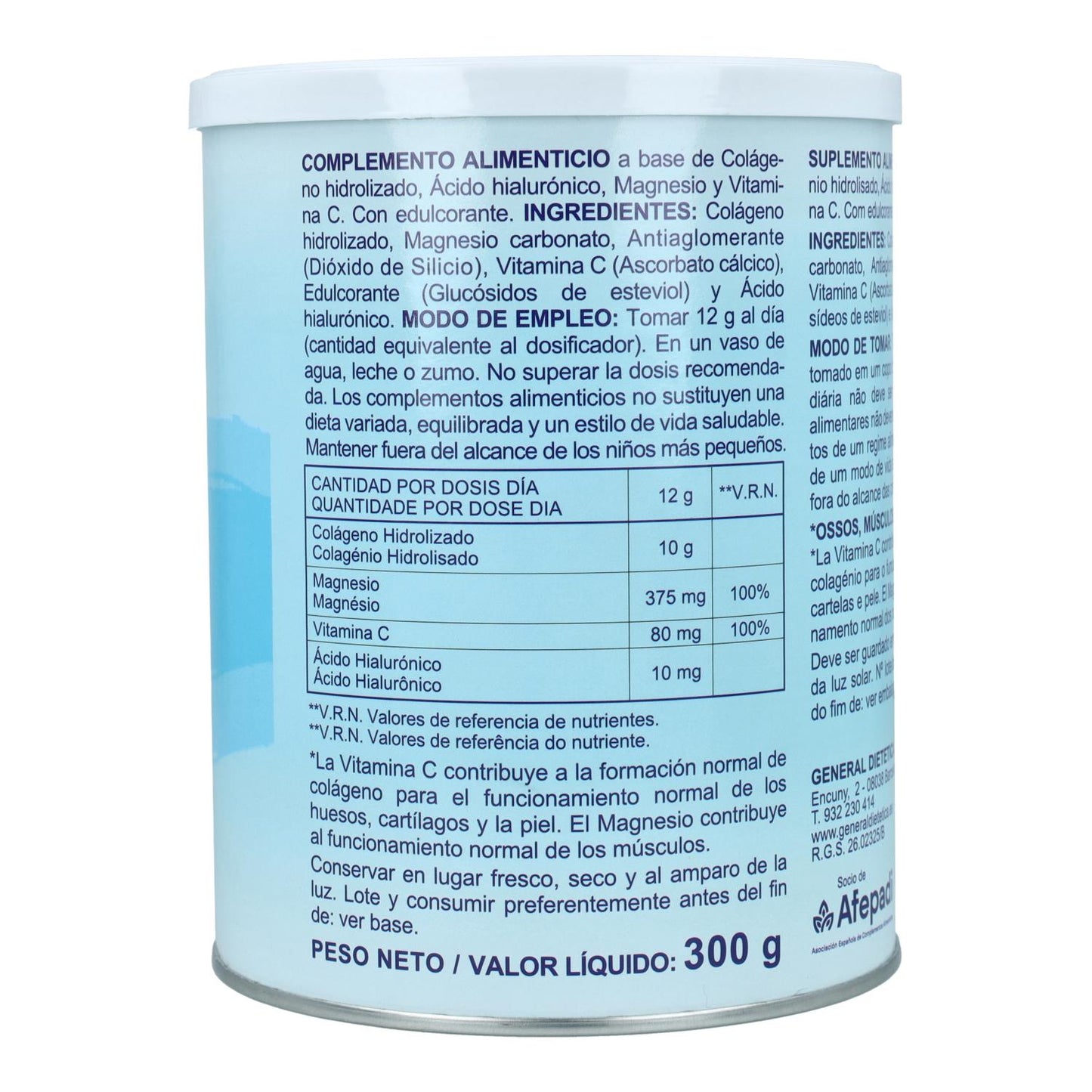 Colagénio solúvel sabor neutro Integralia, 300 g
