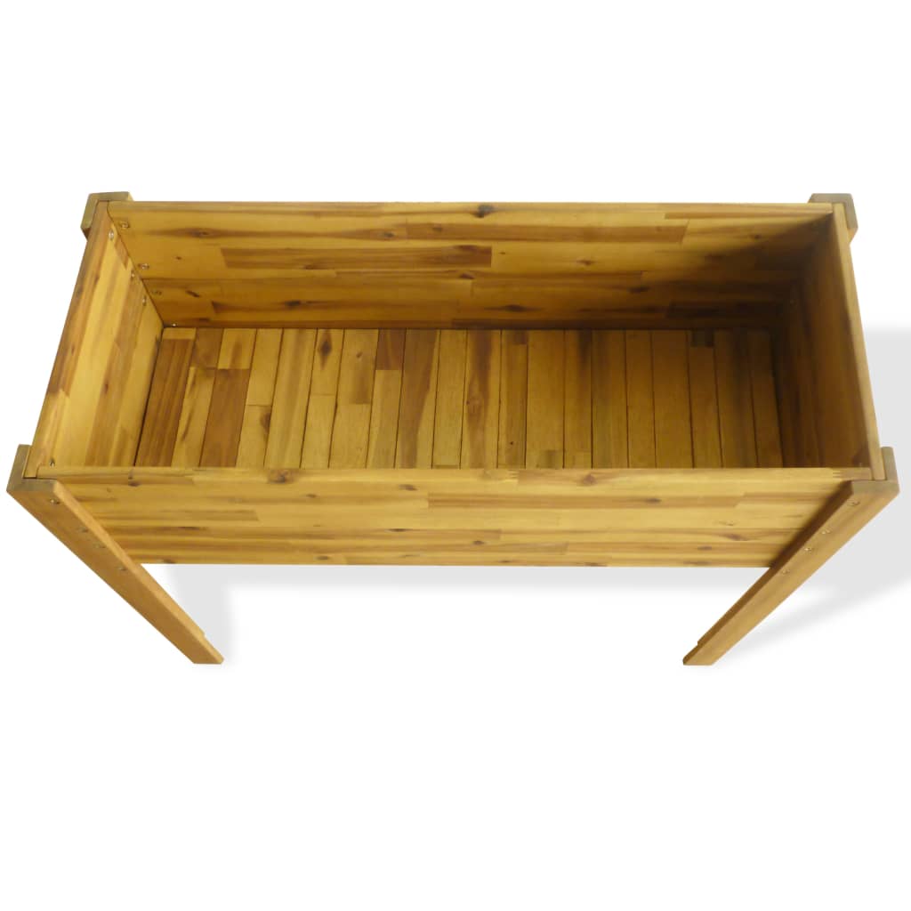 Arriate De Madera Maciza De Acacia_0