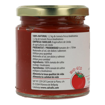 Concentrado de tomate biológico Cal Valls, 250 g