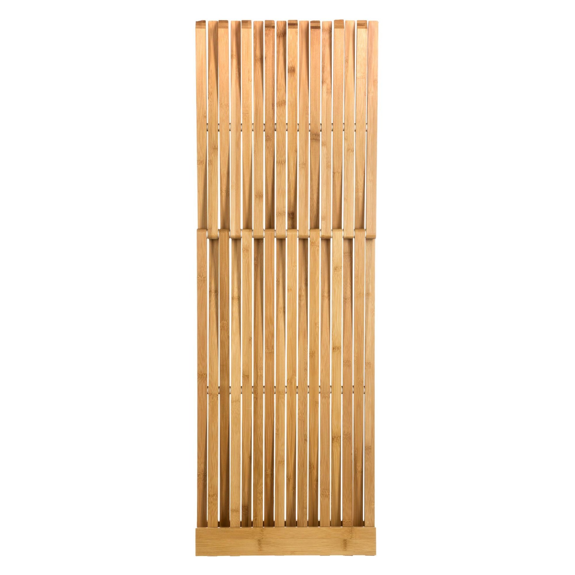 Well Home Silla - Taburete Plegable De Bambú 40x32x45cm_2
