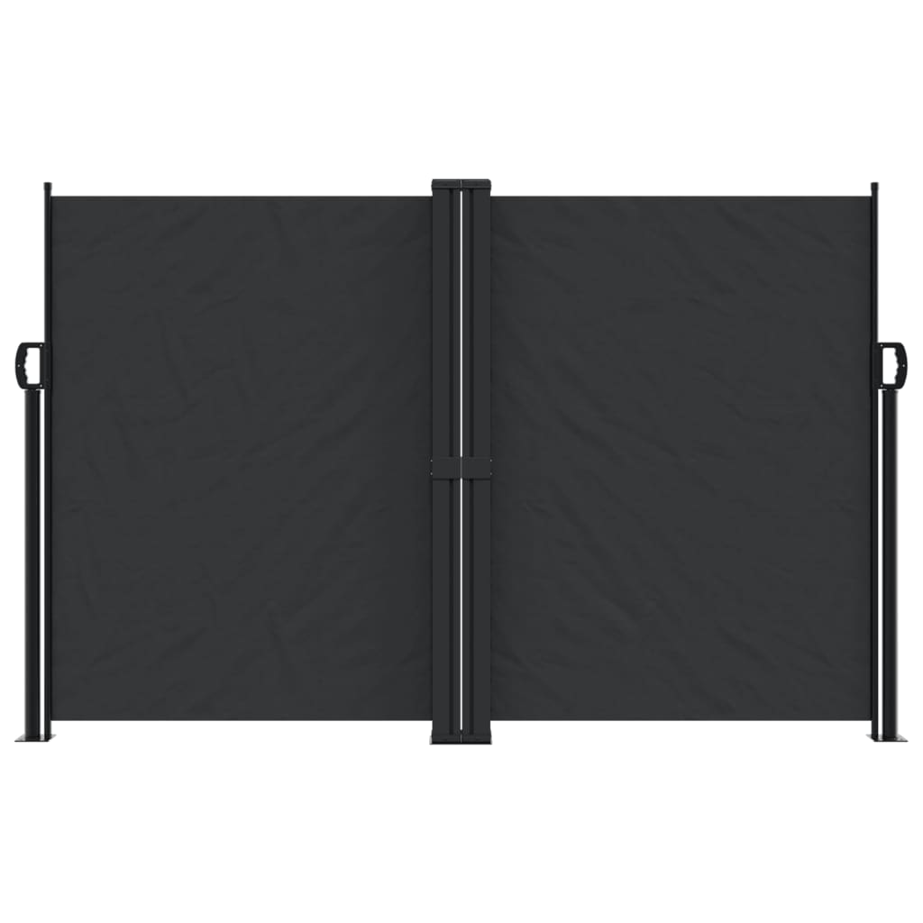 Toldo Lateral Retráctil Negro 160x1000 Cm_1