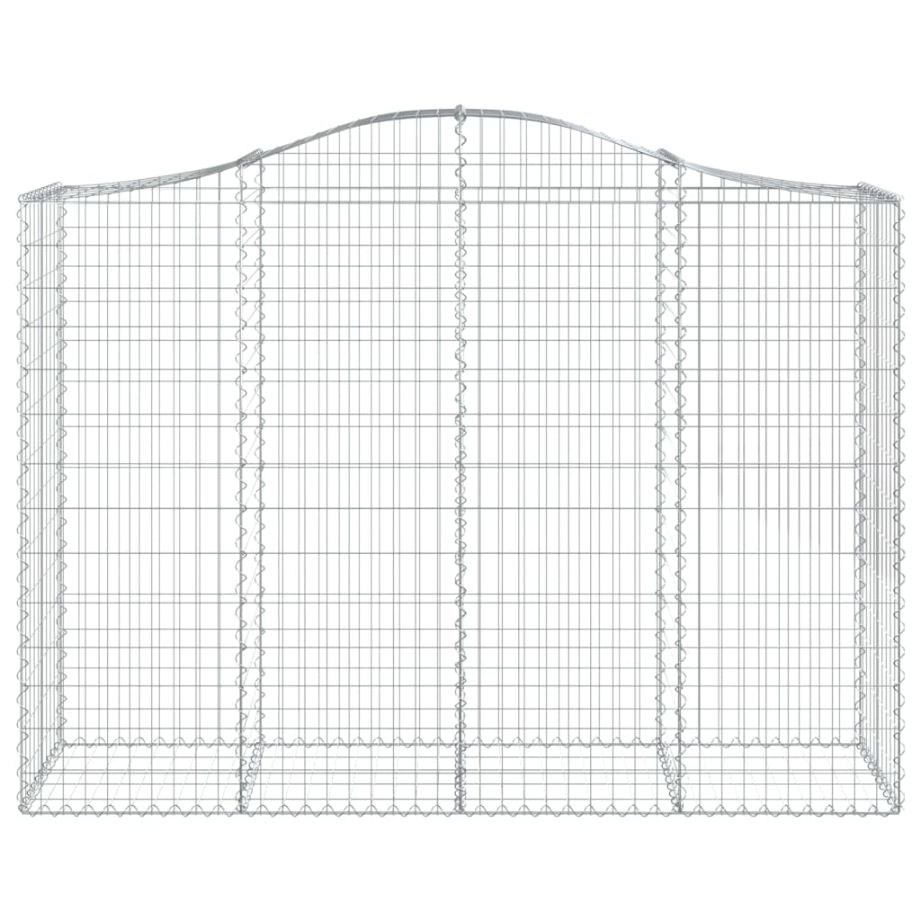 Cestas Gaviones 30 Uds Forma De Arco Hierro 200x50x140/160 Cm_3