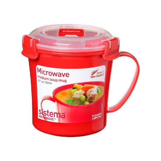 Caneca hermética média para micro-ondas 656 ml