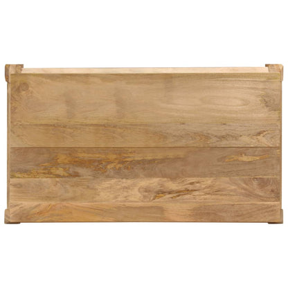 Mesa De Comedor De Madera Maciza De Mango 135x75x76 Cm_2