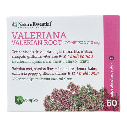 Complexo de Valeriana Nature Essential 1500 mg, 60 cápsulas