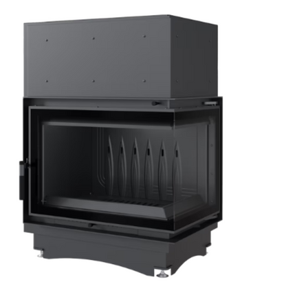 Bricosol Chimenea De Leña De Hierro Fundido Kratki Zuzia Eco Deco Derecha 12 Kw Ø 200_1