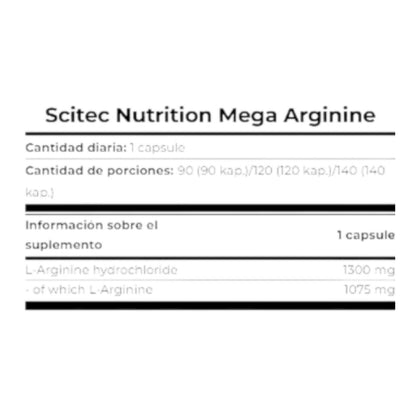 Mega Arginine 120 Caps_1