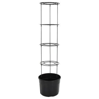 Macetero Para Tomates Polipropileno Gris Antracita Ø39x150 Cm_3