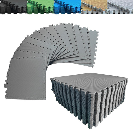 Jowy Tatami Puzzle 1cm 60x60cm – Pack 4 Uds (t60-4) Gris_0