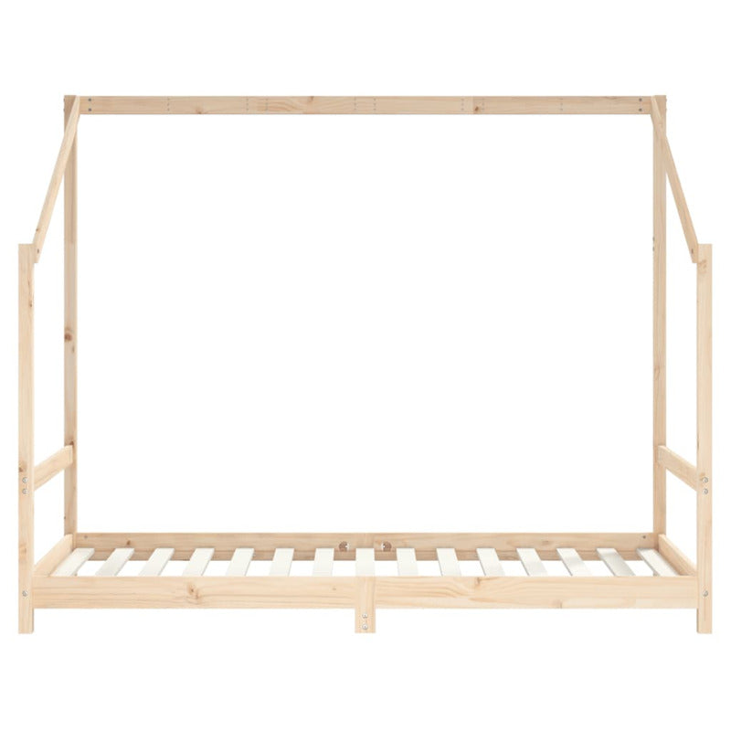Vidaxl Estructura De Cama De Niños Madera Maciza De Pino 2x(90x160) Cm_5