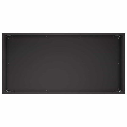 Macetero De Jardín 2 Uds. Negro 60 X 30 X 50 Cm_4