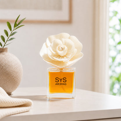 Ambientador Difusor Flor Azahar y Mandarina SYS Aromas 90 ml | Aroma Cítrico y Floral | Decorativo_3