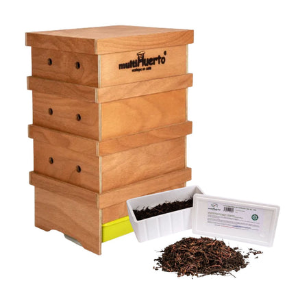 Vermicompostor Lombrihogar 3 com Minhocas Multihuerto