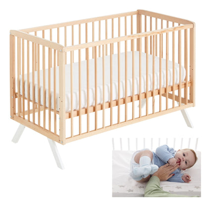 Cuna De Bebe Koala 120x60 Con Kit Colecho Incluido. Seguridad, Comodidad Y Versatilidad Para El Descanso De Tu Bebé_0