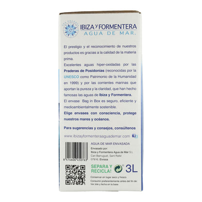Sacola Seawater Ibiza e Formentera em caixa 3 L