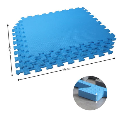 Jowy Tatami Puzzle 1cm 60x60cm – Pack 4 Uds (t60-4) Azul_2