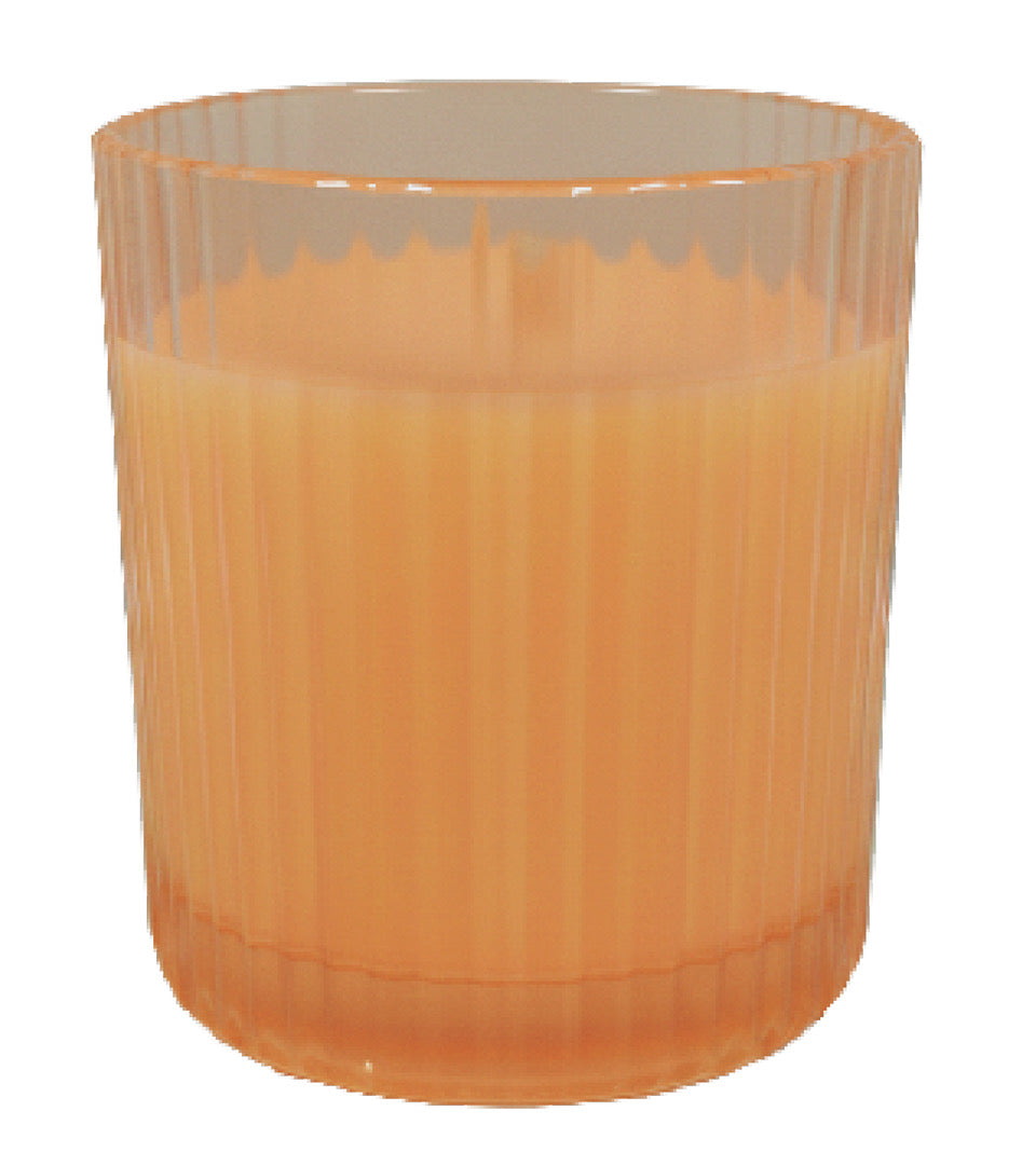 Vaso rayado salmon golden apricot 90x80 mm en caja