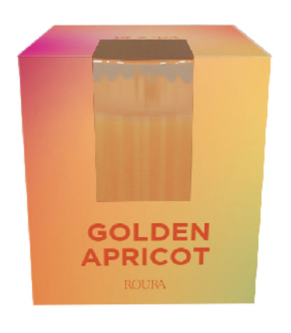 Vaso rayado salmon golden apricot 90x80 mm en caja