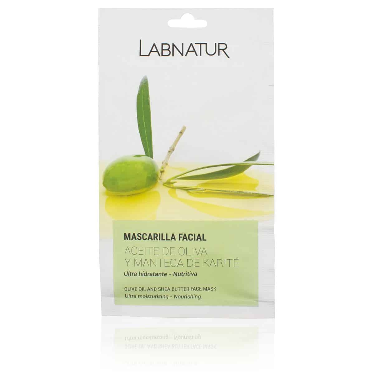 Mascarilla Facial Aceite Oliva y Karité Labnatur 15 ml | Nutrición Intensa | Hidratación Profunda | Piel Suave_0