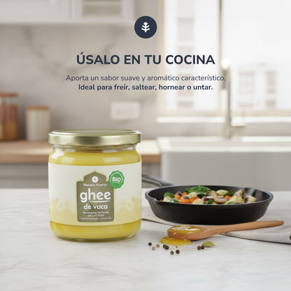 Embalagem de 3 x Ghee manteiga clarificada ECO Planeta Huerto 500 gr