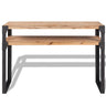 Mesa de consola em madeira maciça reciclada 120x40x85 Cm