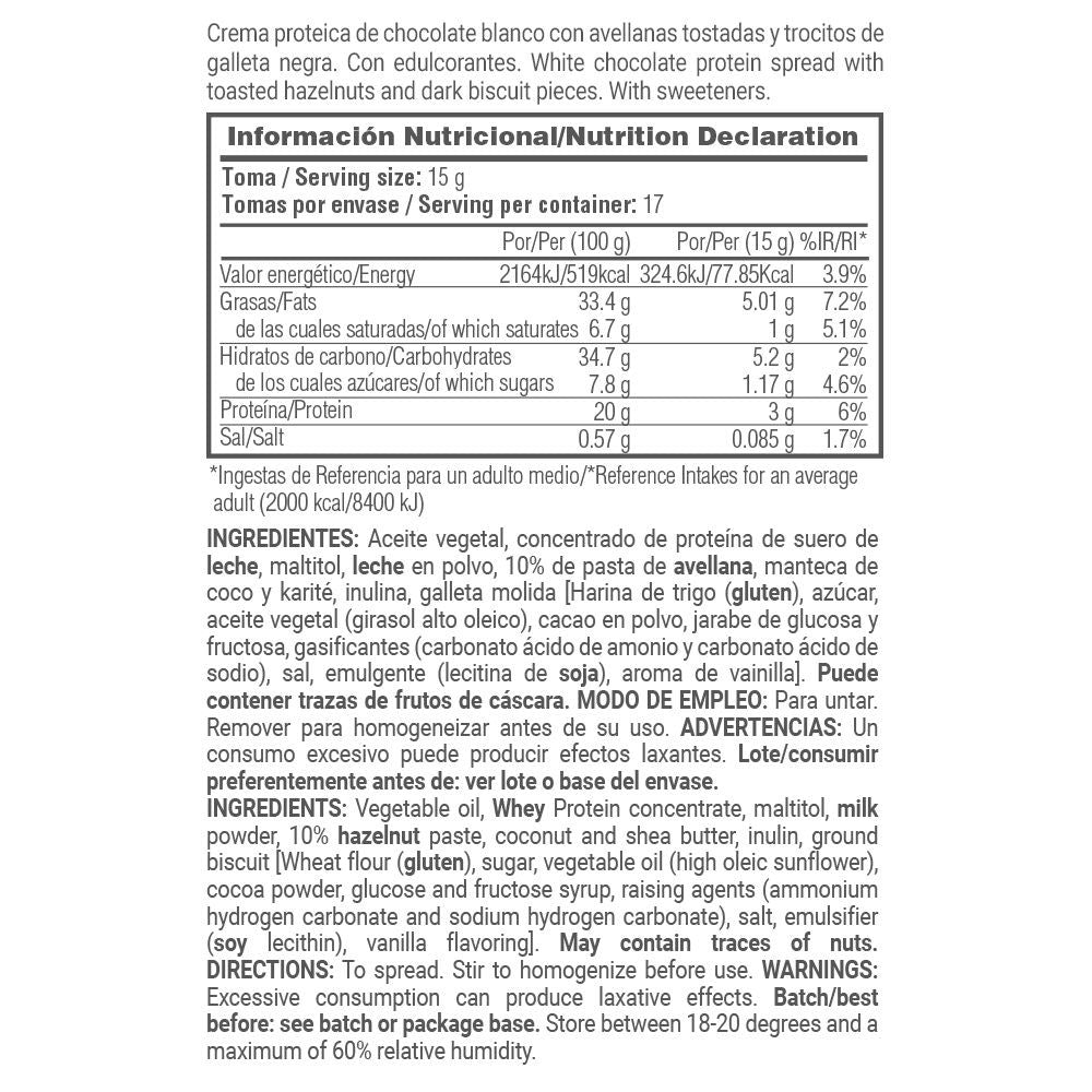 Protein Cream (crema Proteica) - 200g - Black Cookies - Deliciosa Crema De Proteína - Masmusculo_5