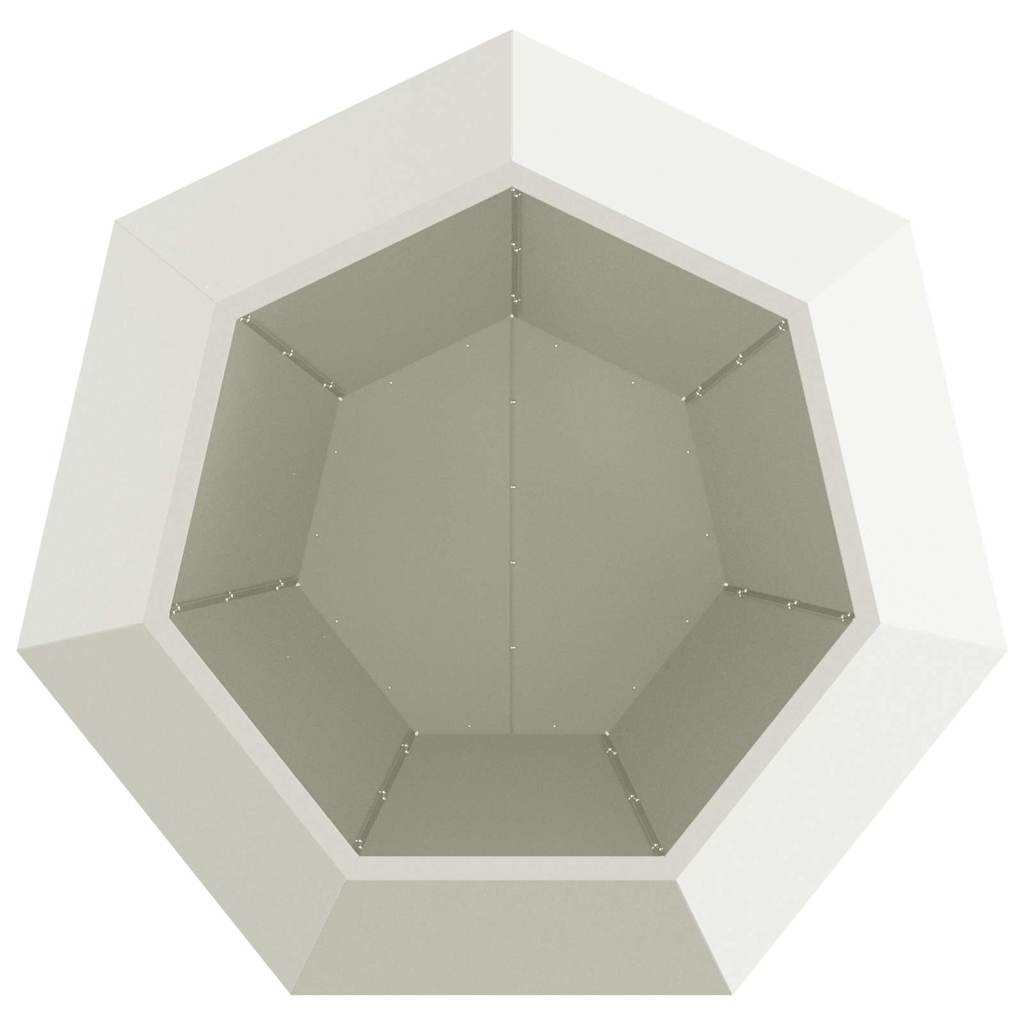 Jardinera Blanco 100 X 100 X 80 Cm Acero_5
