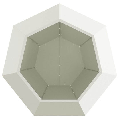 Jardinera Blanco 100 X 100 X 80 Cm Acero_5