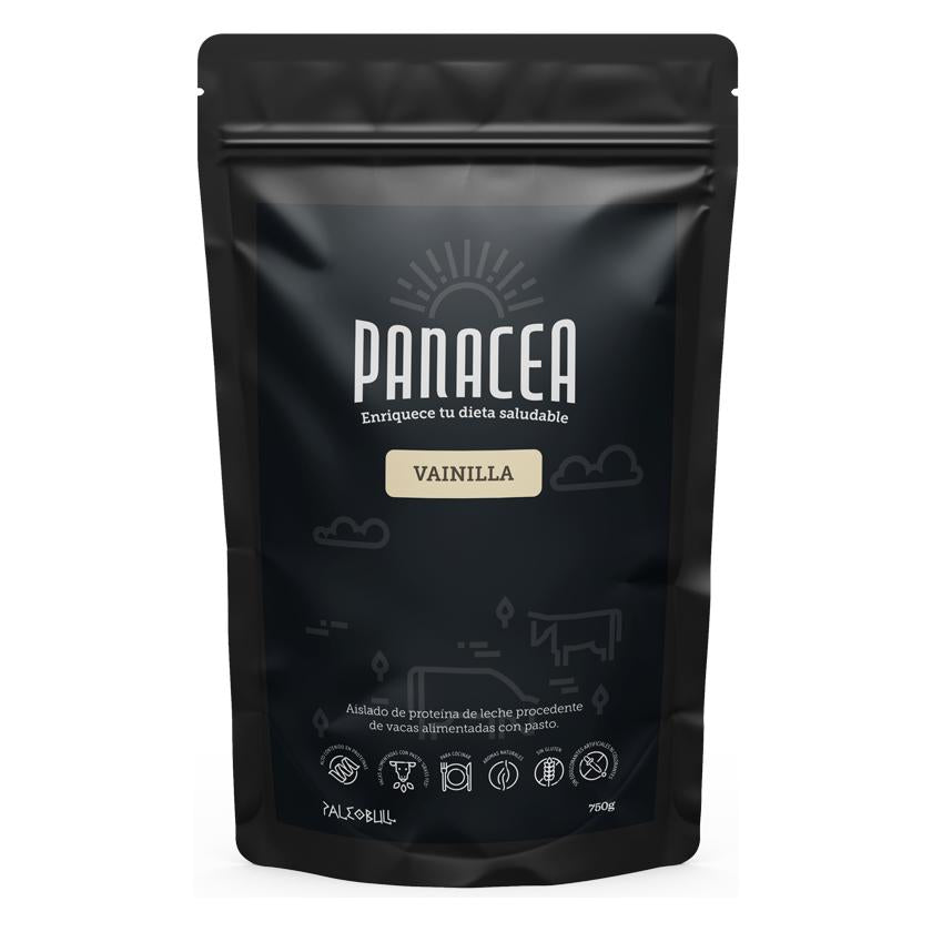 Paleobull Panacea Whey Protein Isolado Sabor Baunilha 750 g