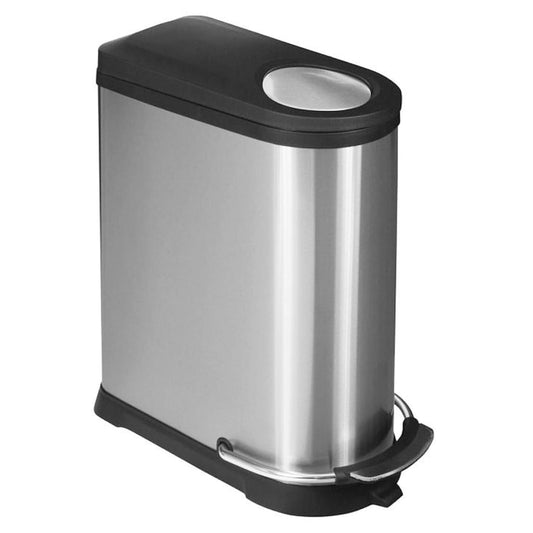 Eko Cubo De Pedal Viva 40 L Plateado Mate_0